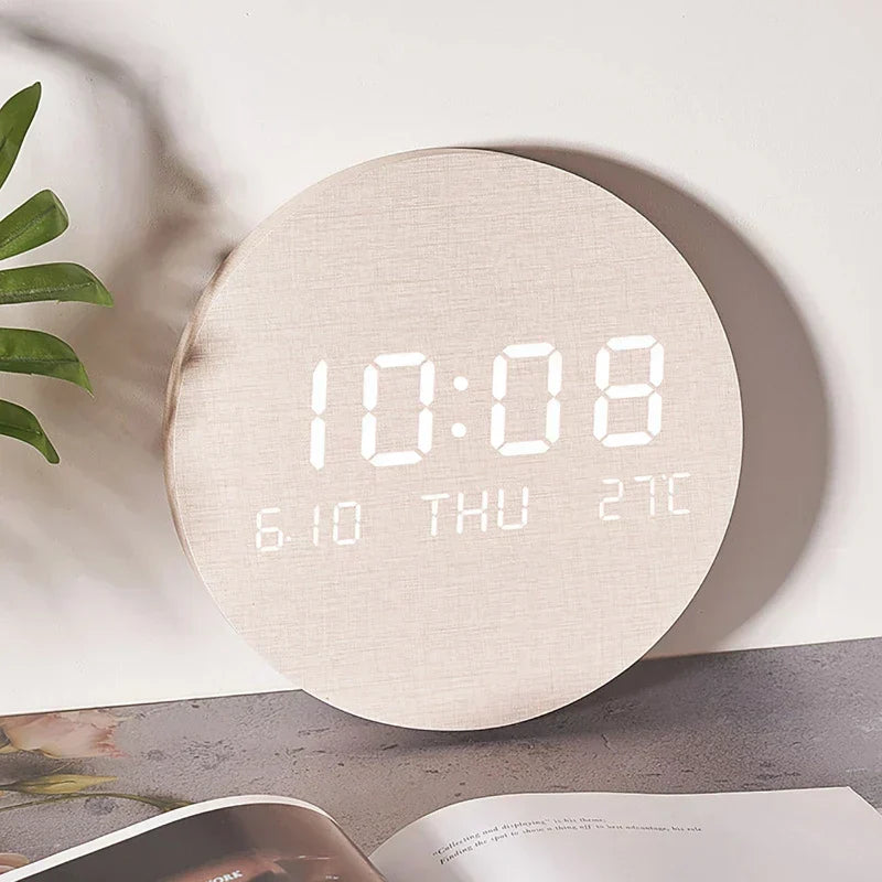 Green Energy LED Desk Clock