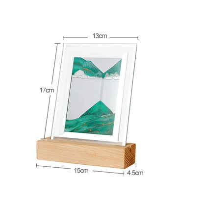 Colorful LED Moving Sand Table Lamp