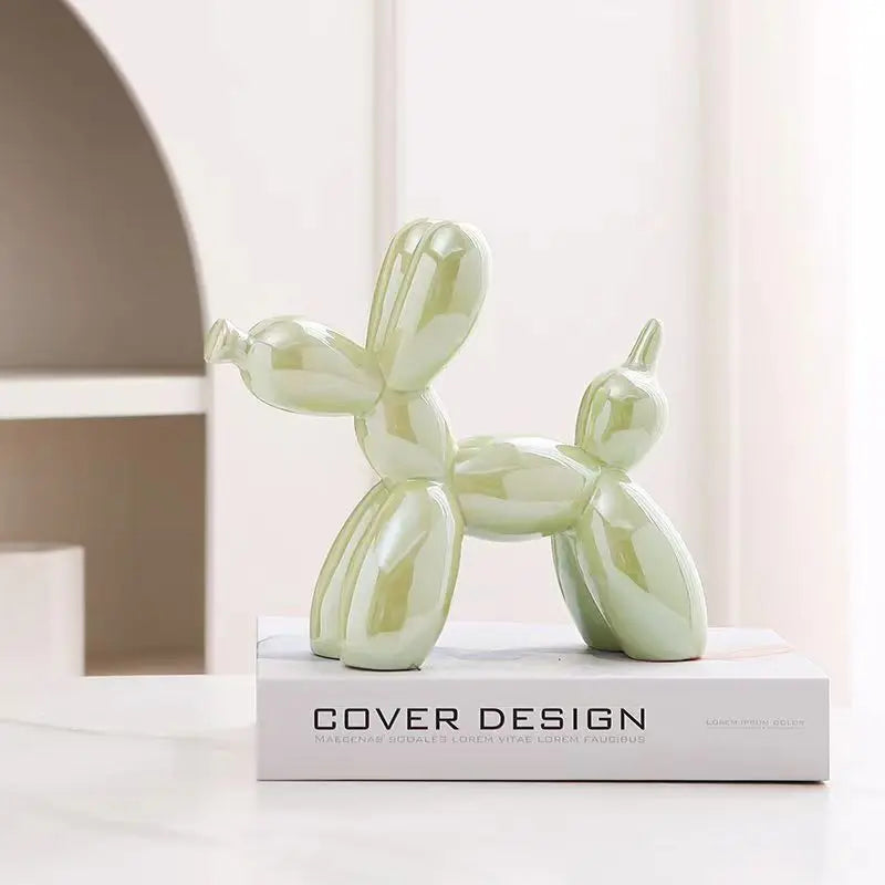 Cute Balloon Dog Figurine Decoration