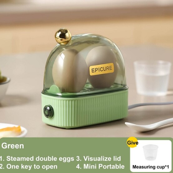 Compact Portable Egg Cooker Steamer
