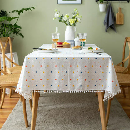 Colorful Patterned Table Cover