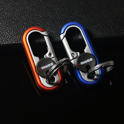 Durable Metal Dual Ring Key Holder Chain