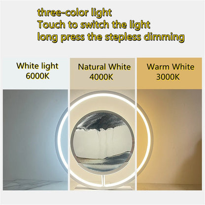 Colorful LED Dynamic Sand Table Light