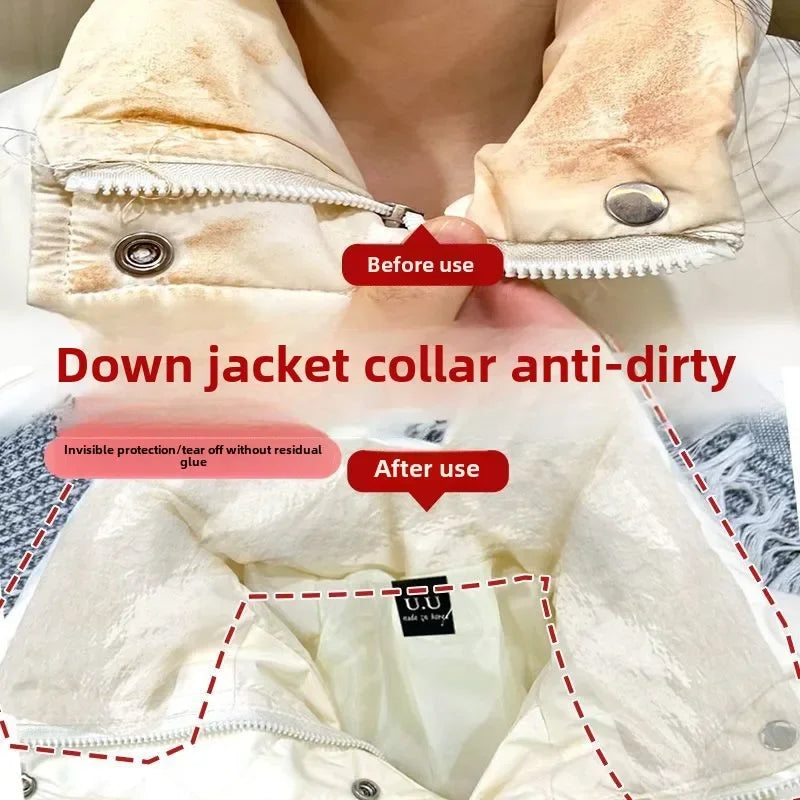 Clear Shirt Collar Protector Stickers