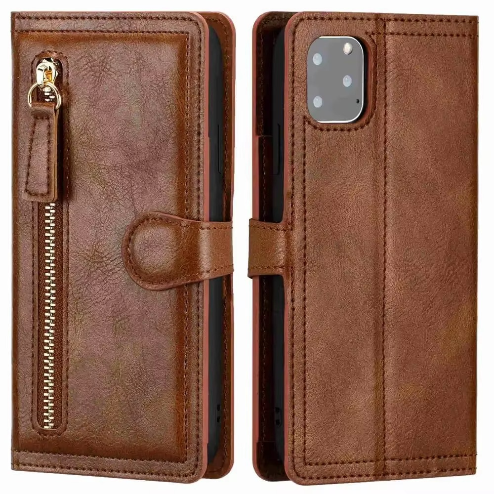Luxury Leather iPhone Flip Phone Case Wallet