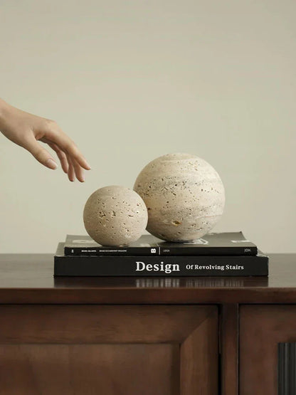 Real Marble Decorative Sphere Ornament