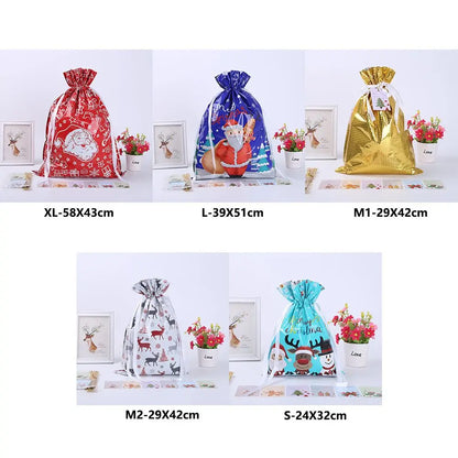 Reusable Cloth Gift Bags 5 Pack