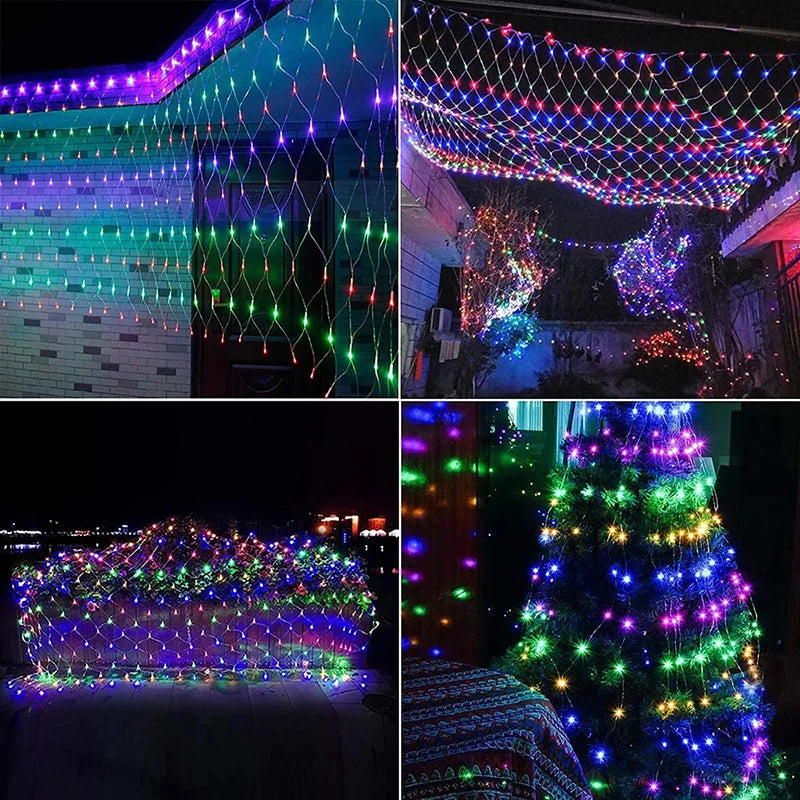 Colorful String Fairy Lights Net