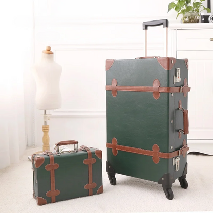 Vintage Style Hardshell Luggage Set