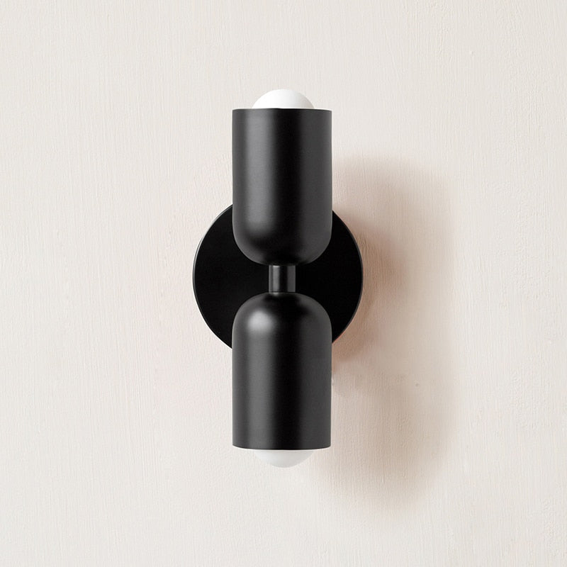 Simple Double Bulb Wall Light