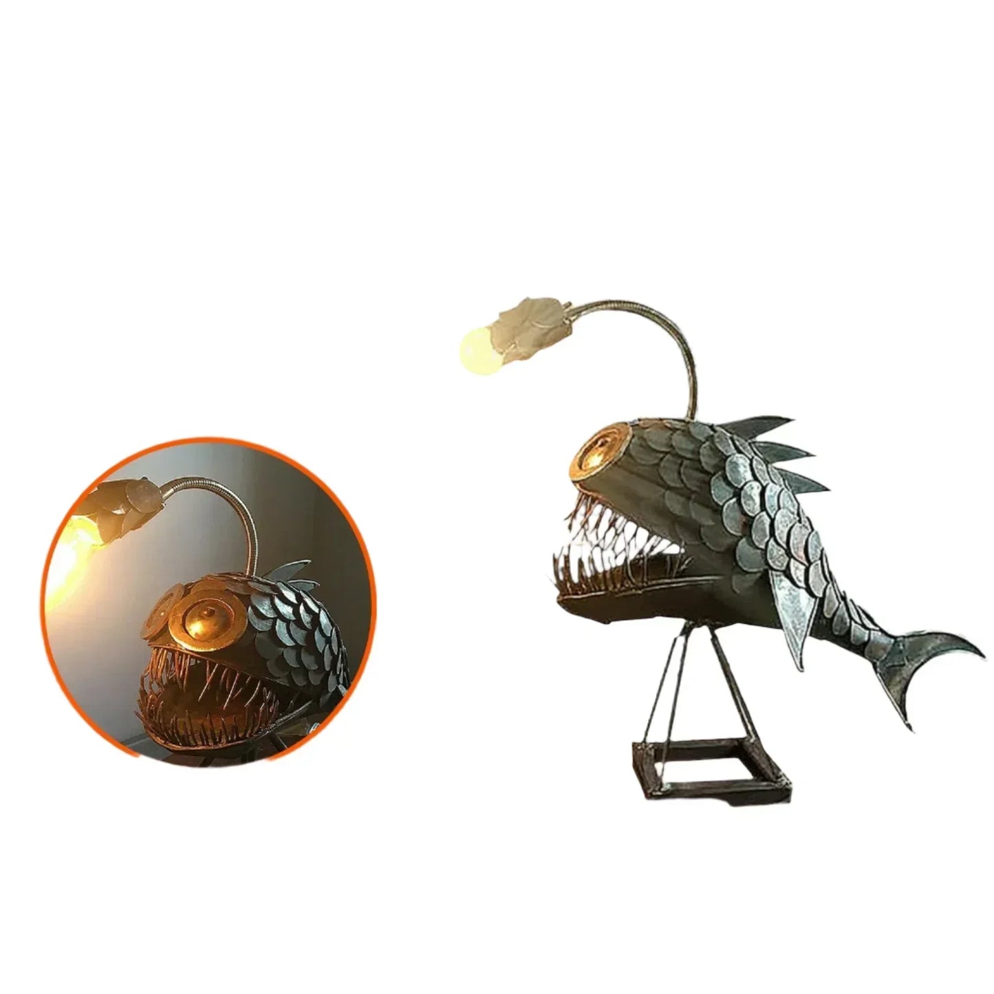 Unique Wooden Table Lamp