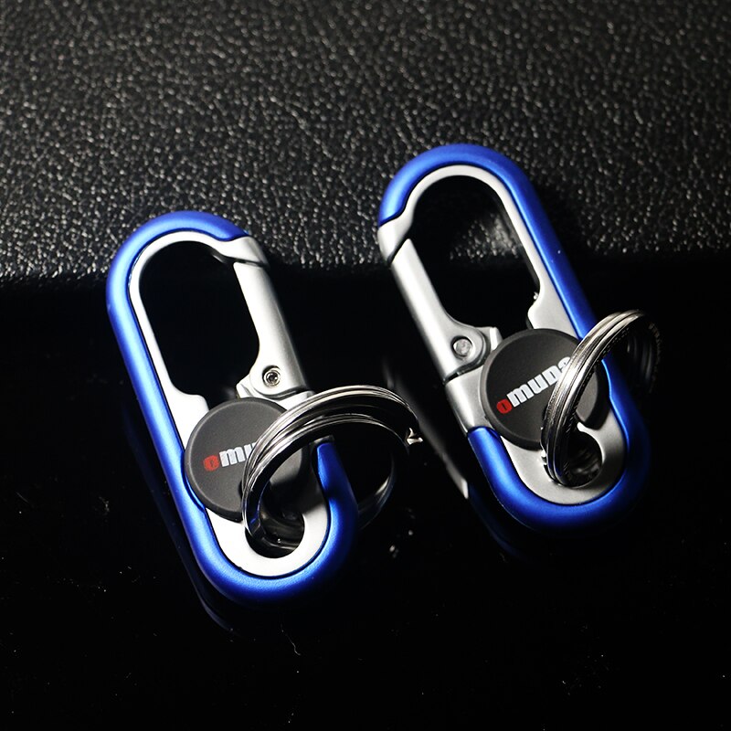 Durable Metal Dual Ring Key Holder Chain