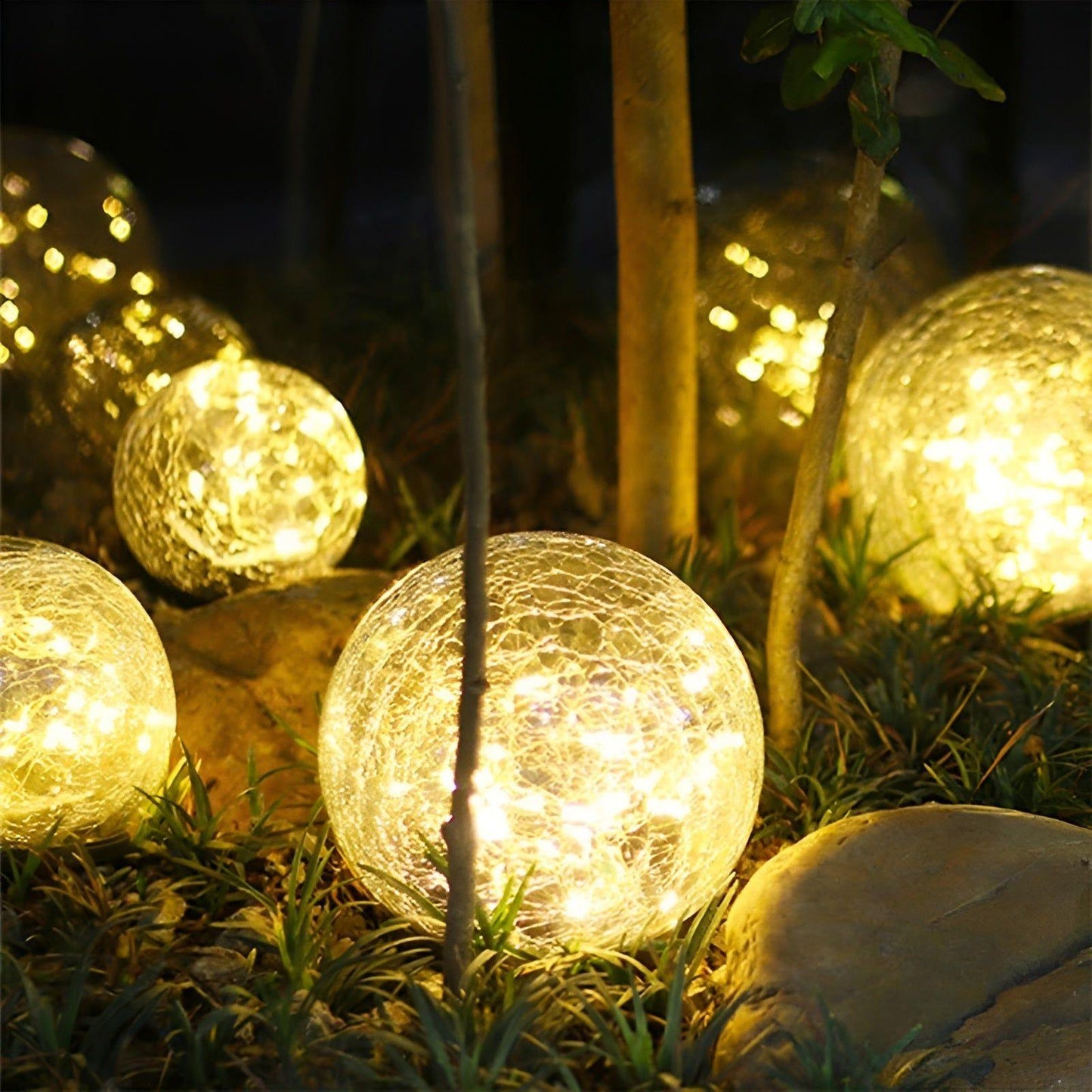 Bright Outdoor Solar Powered Garden Lamp