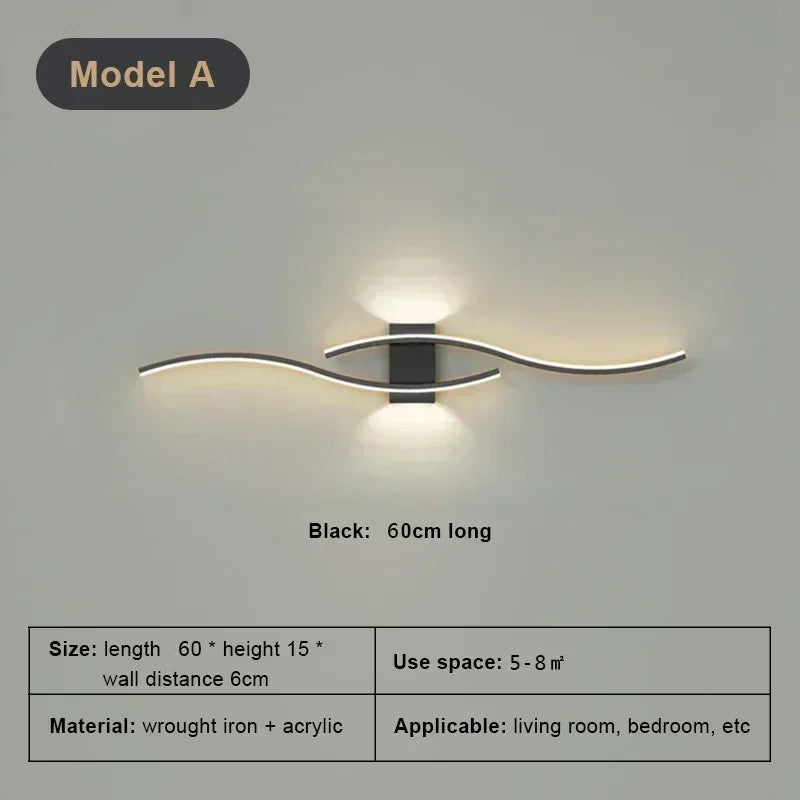 Contemporary LED Wall Light Fixture