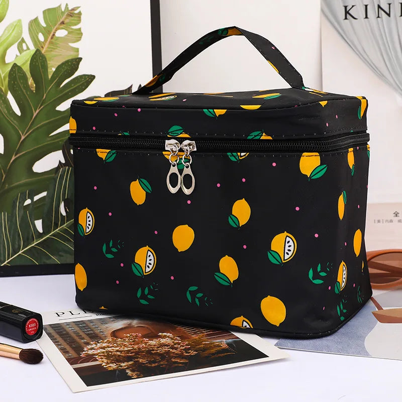 Stylish Animal Print Travel Makeup Bag