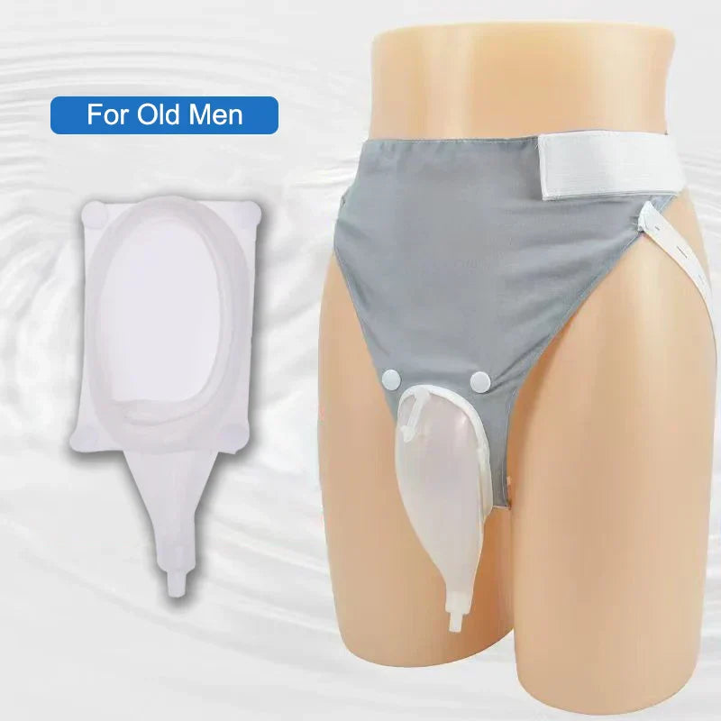 Adult Urine Collector Kit with Silicone Catheter Bag