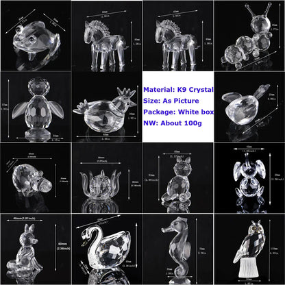 Adorable Animal Crystal Figurines