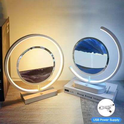Colorful LED Dynamic Sand Table Light