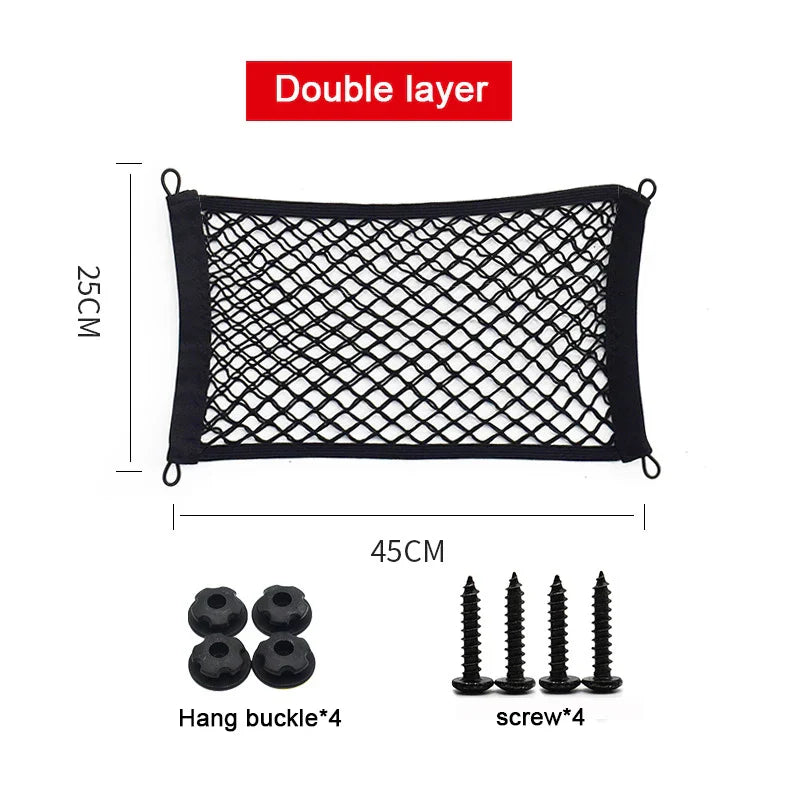 Flexible Car Mesh Storage Pocket Organizer - Cofik