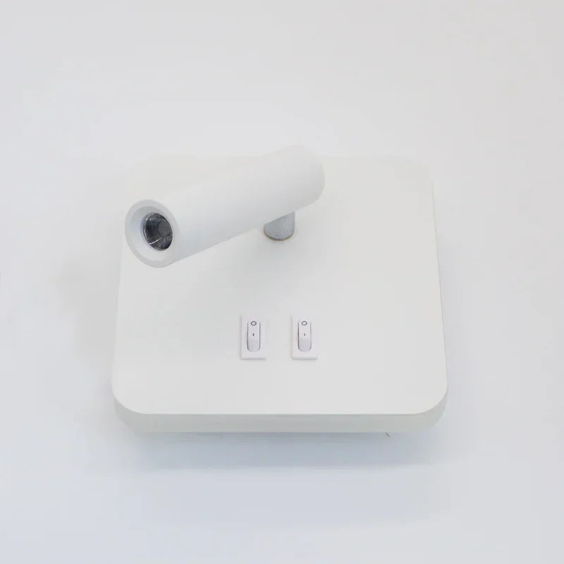 Adjustable LED Wall Light - Warm to Cool White Aluminium Sconce