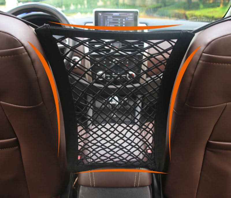 Car Safety Net with Pet Storage Compartment - Cofik