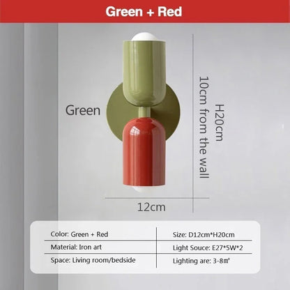 Simple LED Double Head Wall Lamp