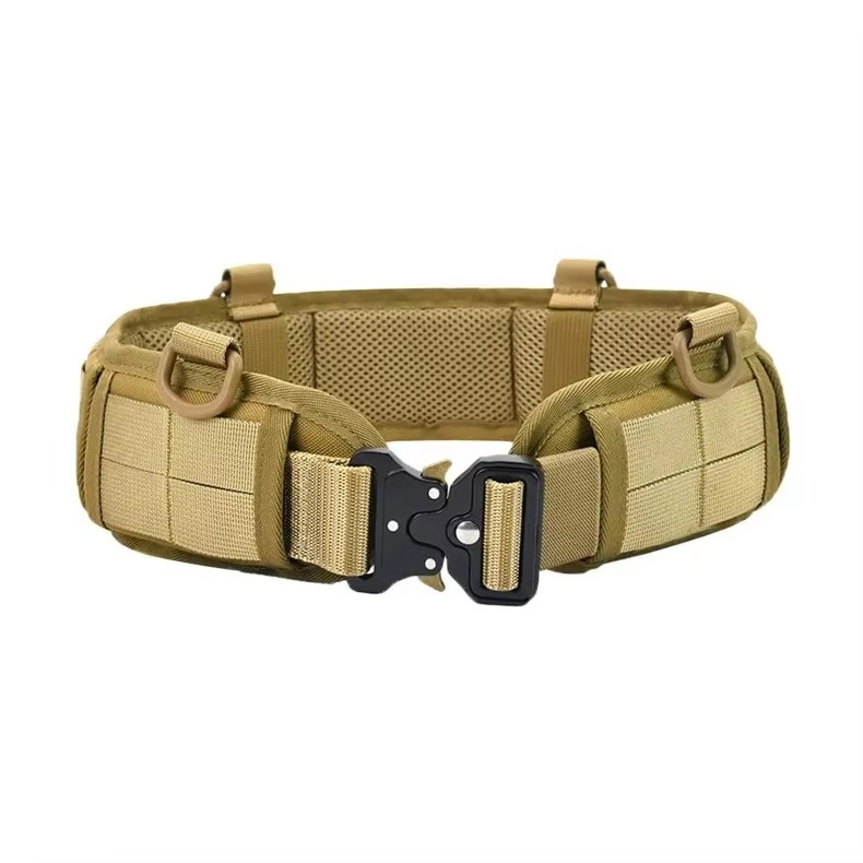 Durable Outdoor Quick Release Web Belt with Silver Buckle