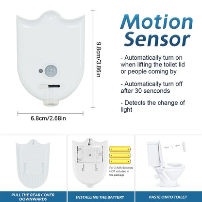 Motion Activated Toilet Night Light Projector