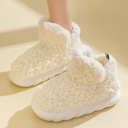 Soft Fuzzy Women's Slippers for Indoor Comfort