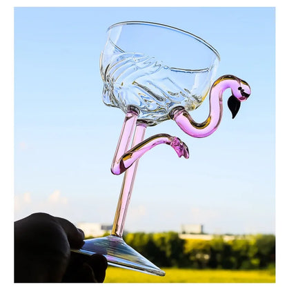Colorful Flamingo Clear Drinking Party Glasses