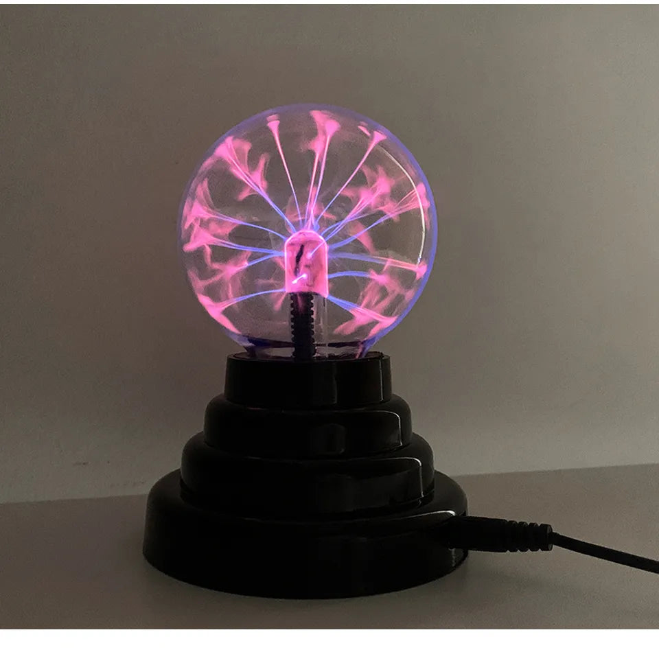 Sleek High Tech Plasma Table Lamp