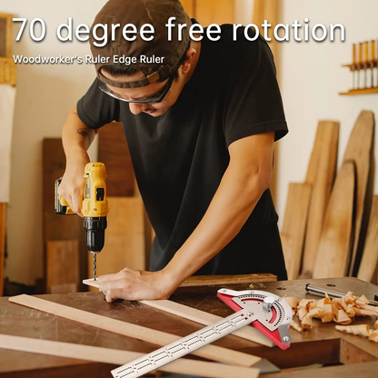 Accurate Metal Carpenter Square and Straight Edge Ruler