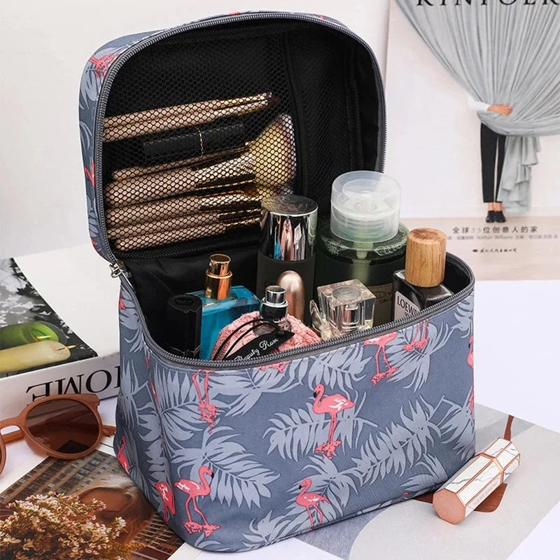 Stylish Animal Print Travel Makeup Bag