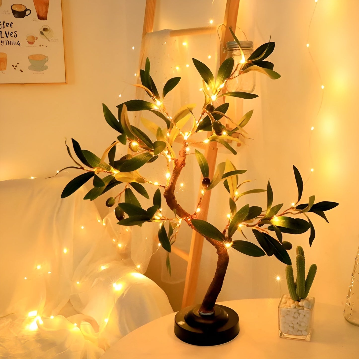Beautiful Tree Lamp with Colorful LED Lights