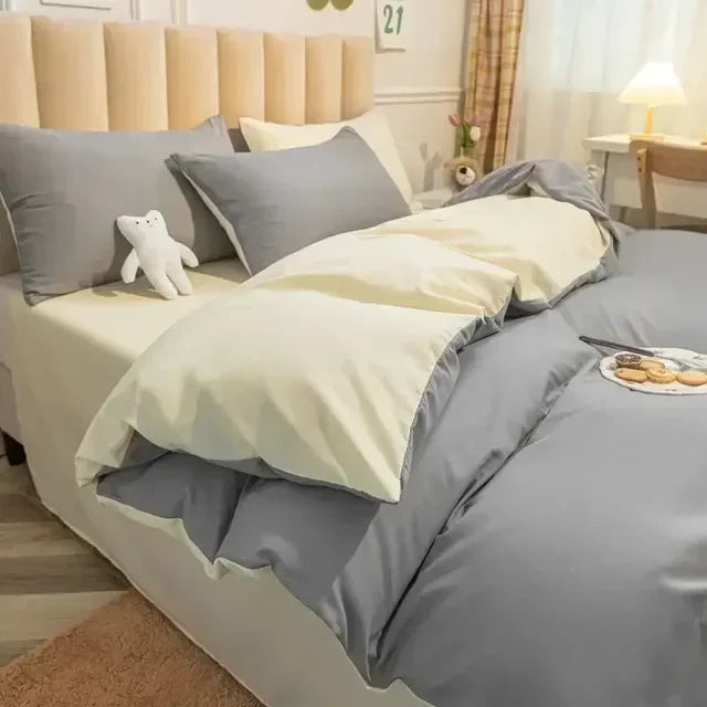 Cozy Reversible Bed Sheet Set for Ultimate Sleeping Comfort