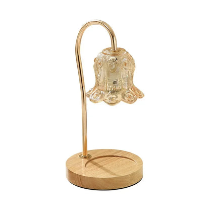 Petite Floral Electric Candle Light Lamp