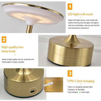 Slim USB Powered Touch Desk Lamp