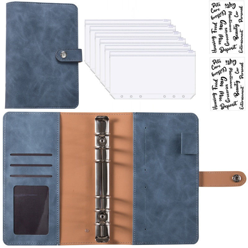 Premium Leather Wallet Notebook Planner Organizer - Cofik