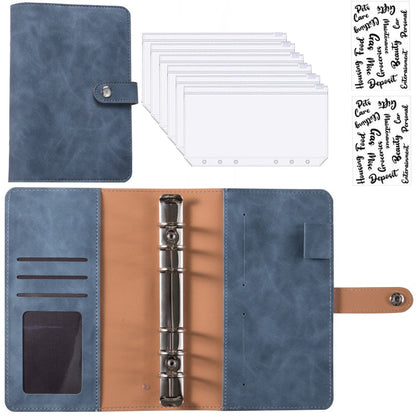 Premium Leather Wallet Notebook Planner Organizer - Cofik