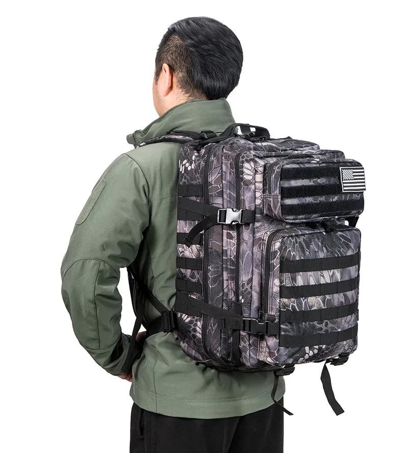 Large Army Camouflage Hiking Backpack