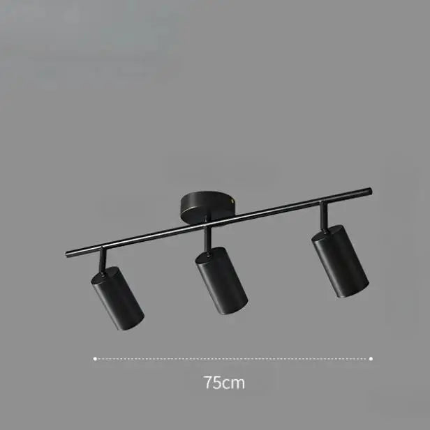 Sleek Gold LED Ceiling Lamp