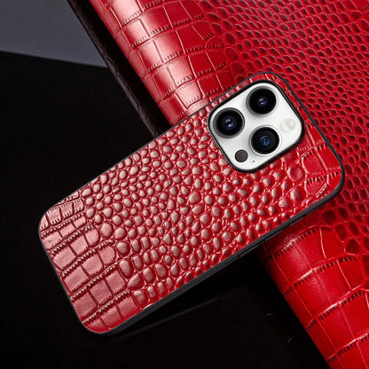 Premium Real Leather iPhone Cover