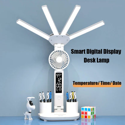 Space Saving 3-in-1 LED Desk Lamp