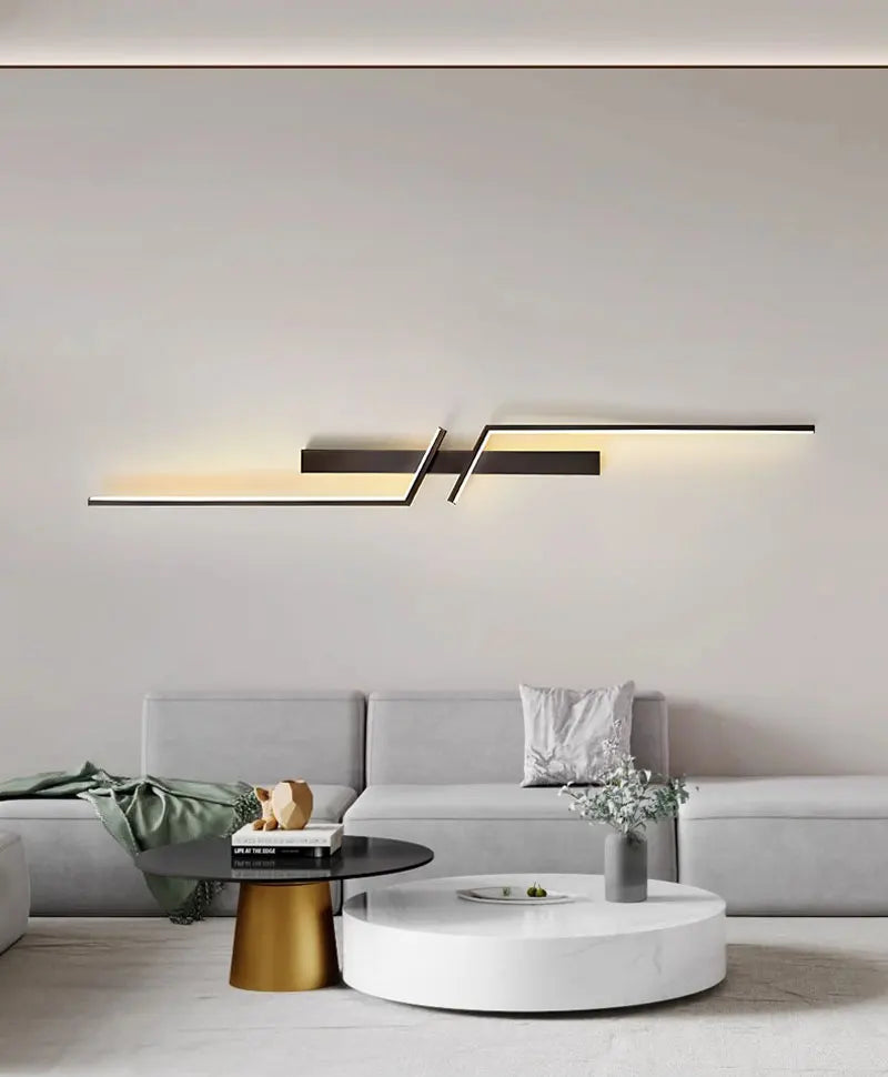 Elegant Gold LED Wall Light Fixture