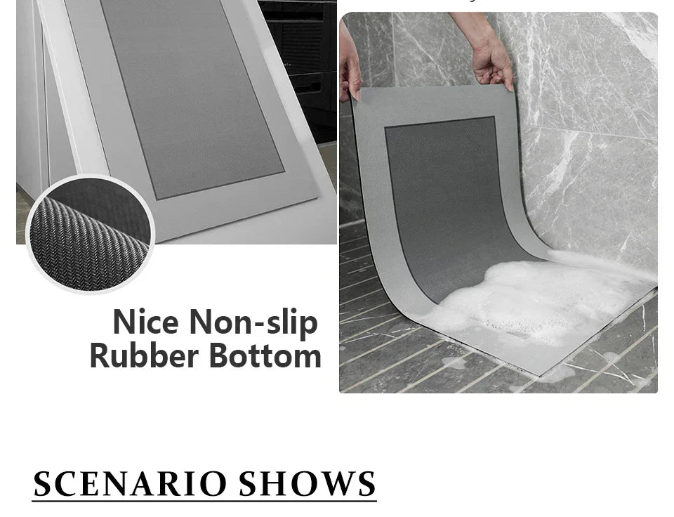 Premium Anti-Slip Corner Floor Mat