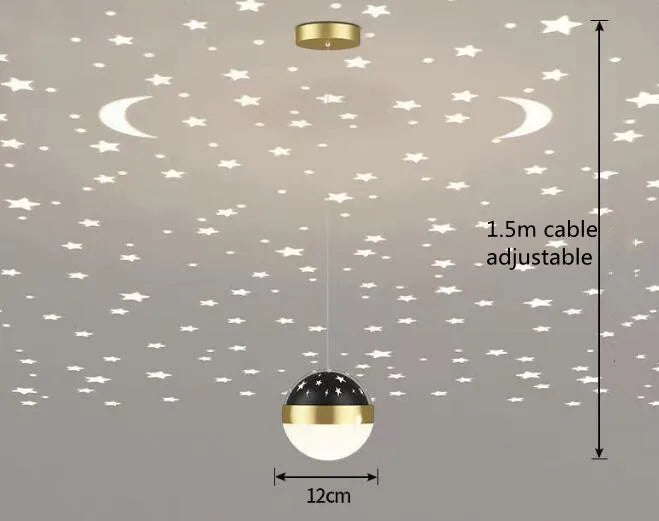 Modern Starry Night LED Pendant Ceiling Light