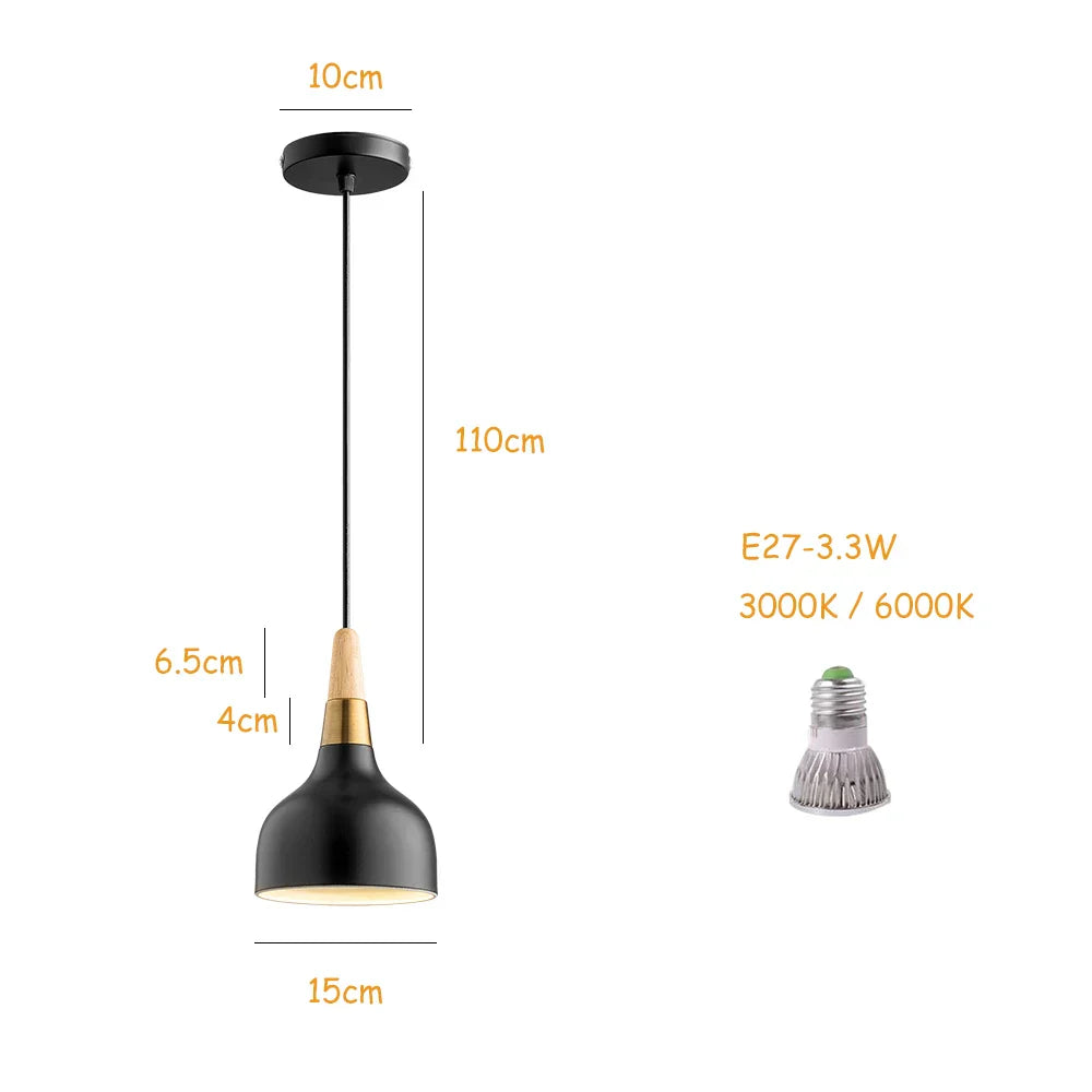 Stylish Wooden Pendant Light for Home Decor - Cofik