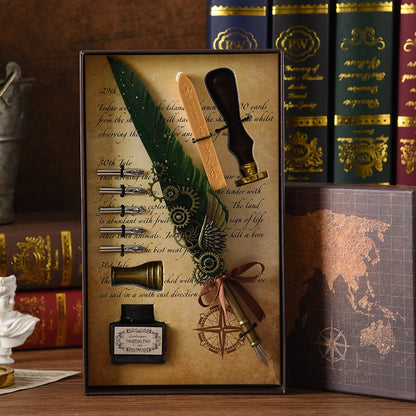 Stylish Phoenix Feather Artist Calligraphy Pen Set