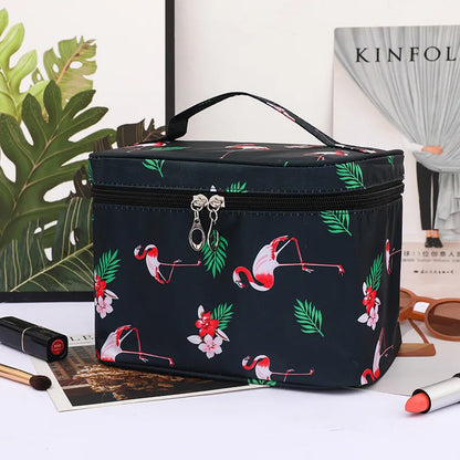 Stylish Animal Print Travel Makeup Bag