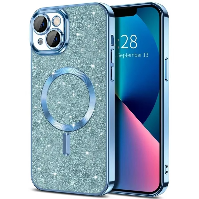Shiny Metal Phone Case with MagSafe for iPhone